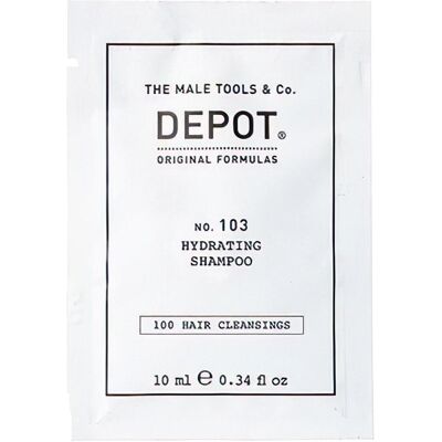 Depot, Shampoing, No. 103 Shampooing hydratant 10ml (Shampoing liquide) - Publicité Depot, Shampoing, No. 103 Shampooing hydratant 10ml (Shampoing liquide) - Publicité