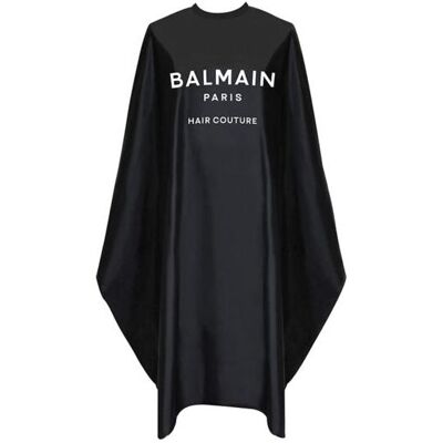 Balmain, Matériel de coiffure, Professionnel, Black Cutting, Hairdressing Textile Cape - Publicité Balmain, Matériel de coiffure, Professionnel, Black Cutting, Hairdressing Textile Cape - Publicité