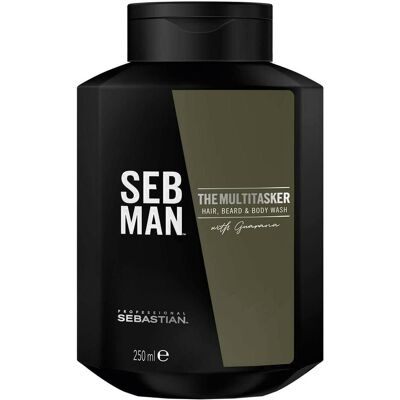 Sebman The Multi-Tasker 3-en-1 Shampoo cheveux, barbe et corps - Publicité Sebman The Multi-Tasker 3-en-1 Shampoo cheveux, barbe et corps - Publicité