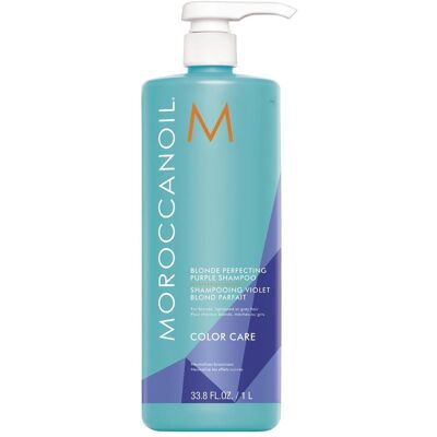 Shampooing Violet Blond Parfait Moroccanoil - 1000 ml - Publicité Shampooing Violet Blond Parfait Moroccanoil - 1000 ml - Publicité