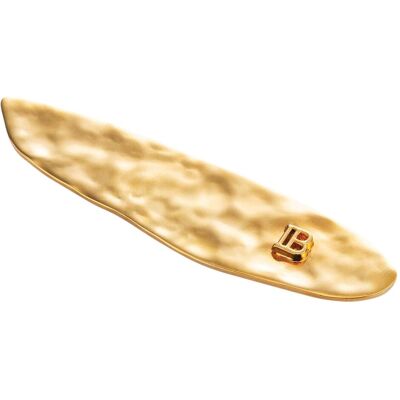 Balmain, Barrette + pince à cheveux, Printemps Leaf, Hair Clip, Gold For Women - Publicité Balmain, Barrette + pince à cheveux, Printemps Leaf, Hair Clip, Gold For Women - Publicité