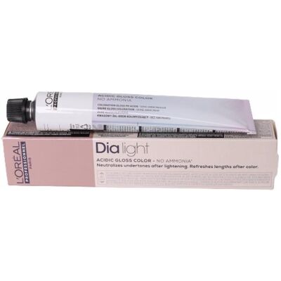 L'Oréal Professionnel, Coloration pour cheveux, Dia Light (7.12 Blond moyen cendré irisé 50ml) - Publicité L'Oréal Professionnel, Coloration pour cheveux, Dia Light (7.12 Blond moyen cendré irisé 50ml) - Publicité