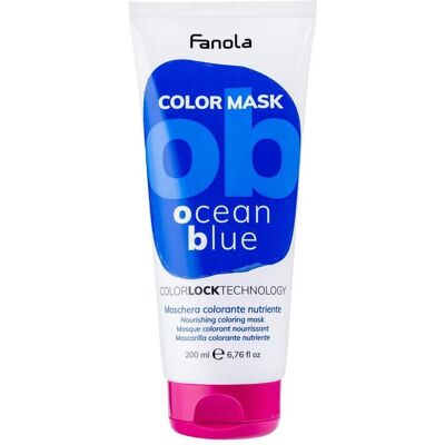 Fanola Marque Modèle Ocean Blue - Masque Colorant Capillaire - Publicité Fanola Marque Modèle Ocean Blue - Masque Colorant Capillaire - Publicité