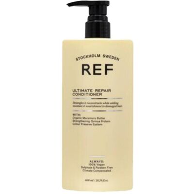 Après-shampoing REF Ultimate Repair - 600 ml réparation profonde pour cheveux abîmés - Publicité Après-shampoing REF Ultimate Repair - 600 ml réparation profonde pour cheveux abîmés - Publicité