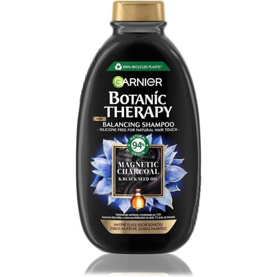 GARNIER - Shampoo Charbon Magnétique et Huile de Graines de Nigelle - Cheveux gras - 400ml - Publicité GARNIER - Shampoo Charbon Magnétique et Huile de Graines de Nigelle - Cheveux gras - 400ml - Publicité