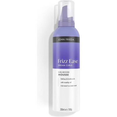 John Frieda, Mousse coiffante, Frizz Ease Revitalizing Foam 200ml Perfect For Curly Hair (Mousse coiffante, 200 ml) - Publicité John Frieda, Mousse coiffante, Frizz Ease Revitalizing Foam 200ml Perfect For Curly Hair (Mousse coiffante, 200 ml) - Publicité