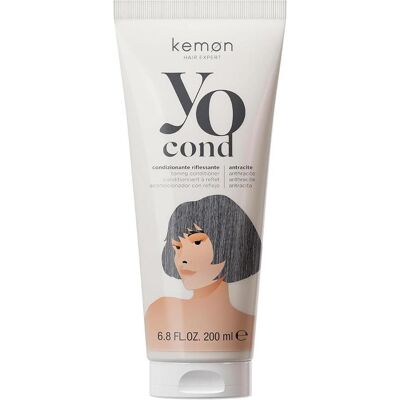 Kemon, Après-shampoing, Yo Anthracite Coloring Hair Colour Conditioner 250 Ml (200 ml) - Publicité Kemon, Après-shampoing, Yo Anthracite Coloring Hair Colour Conditioner 250 Ml (200 ml) - Publicité