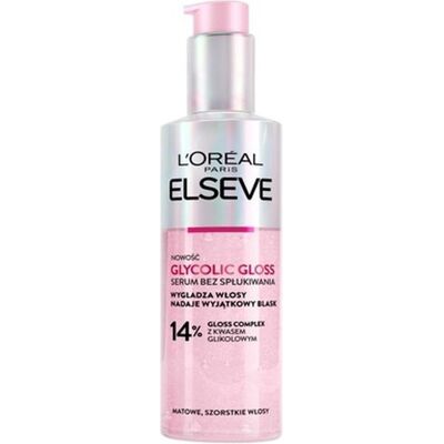 L’Oréal Paris Elseve Glycolic Gloss Sérum sans rinçage - Type de cheveux - Publicité L’Oréal Paris Elseve Glycolic Gloss Sérum sans rinçage - Type de cheveux - Publicité