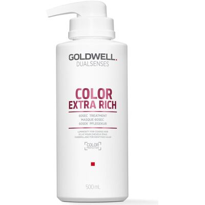 Goldwell Dualsenses Color Extra Rich 60sec Treatment - Traitement de 60 secondes (500 ml) - Publicité Goldwell Dualsenses Color Extra Rich 60sec Treatment - Traitement de 60 secondes (500 ml) - Publicité