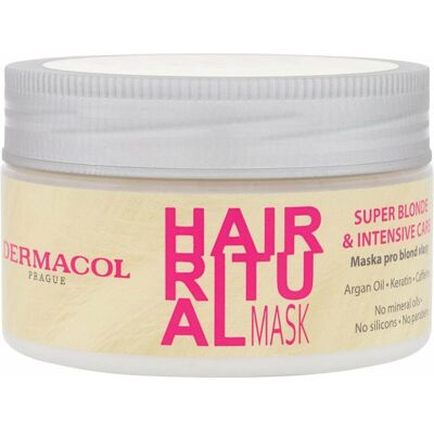 Masque Cheveux Blond Dermacol - Soins Intensifs 200ml - Publicité Masque Cheveux Blond Dermacol - Soins Intensifs 200ml - Publicité