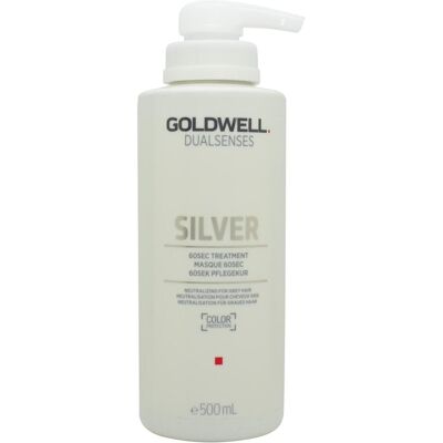 Goldwell Dualsenses Silver 60Sec Treatment (500ml) - Publicité Goldwell Dualsenses Silver 60Sec Treatment (500ml) - Publicité