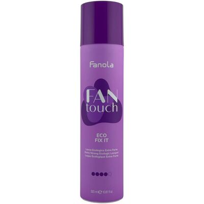 Fanola Fantouch Eco Fix It Laque - Fixation forte - Publicité Fanola Fantouch Eco Fix It Laque - Fixation forte - Publicité