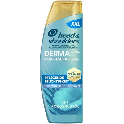 Head & Shoulders, Shampoing, Derma x Pro Shampoo Feuchtigkeitspflege (Shampoing anti-poux, 500 ml) - Publicité Head & Shoulders, Shampoing, Derma x Pro Shampoo Feuchtigkeitspflege (Shampoing anti-poux, 500 ml) - Publicité