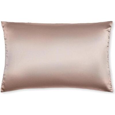 Philip B - Silky Smooth Pillow Case - Champagne - Silk - Pillow Case - Publicité Philip B - Silky Smooth Pillow Case - Champagne - Silk - Pillow Case - Publicité