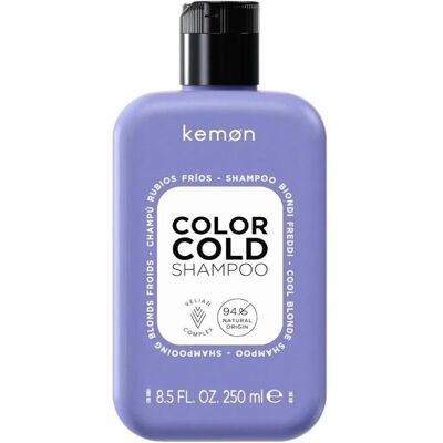 Kemon Care Color Cold Shampoo - Cheveux Blonds, Grisonnants, Décolorés - Shampoo - Publicité Kemon Care Color Cold Shampoo - Cheveux Blonds, Grisonnants, Décolorés - Shampoo - Publicité
