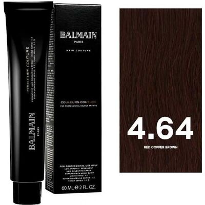 Balmain, Coloration pour cheveux, Professionnel Couleurs Couture Permanent Hair Dye 464 Red Copper Brown 60 Ml (Brun cuivré rouge) - Publicité Balmain, Coloration pour cheveux, Professionnel Couleurs Couture Permanent Hair Dye 464 Red Copper Brown 60 Ml (Brun cuivré rouge) - Publicité