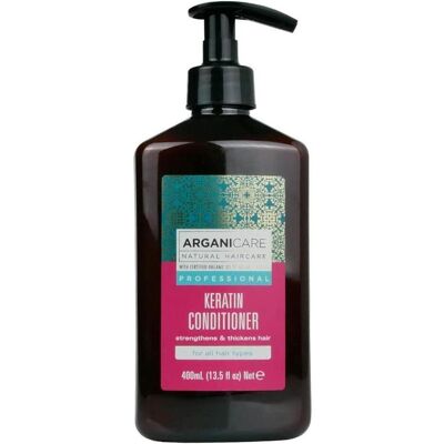 Après-shampoing à la kératine Arganicare 400ml - Après-shampoing - Publicité Après-shampoing à la kératine Arganicare 400ml - Après-shampoing - Publicité