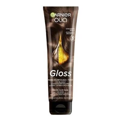 Garnier, Coloration pour cheveux, GARNIER Olia Gloss maska koloryzująca-toner do włosów Chłodny Brąz 150ml (Marron) - Publicité Garnier, Coloration pour cheveux, GARNIER Olia Gloss maska koloryzująca-toner do włosów Chłodny Brąz 150ml (Marron) - Publicité