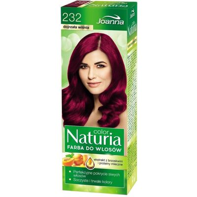 MANADA - Beauty Joanna Naturia Color Teinture pour cheveux 232 Cerise Mûre - Teinture capillaire - Publicité MANADA - Beauty Joanna Naturia Color Teinture pour cheveux 232 Cerise Mûre - Teinture capillaire - Publicité