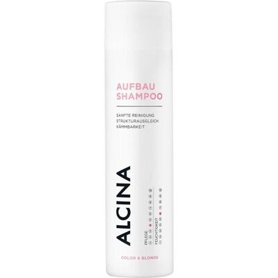 Alcina Shampoo Color & Blonde - Nettoyage Doux pour Cheveux Endommagés - Publicité Alcina Shampoo Color & Blonde - Nettoyage Doux pour Cheveux Endommagés - Publicité