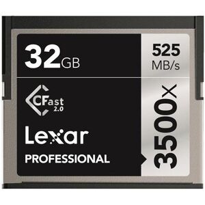 Lexar Professional CFast 3500x R:525MB/s W:445MB/s (128 Go, CFast 2.0), Carte mémoire - Publicité Lexar Professional CFast 3500x R:525MB/s W:445MB/s (128 Go, CFast 2.0), Carte mémoire - Publicité