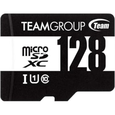 TEAM GROUP - TUSDX128GCL10U03 - 128GB - MicroSDXC UHS-I Class 10 - Carte mémoire - Publicité TEAM GROUP - TUSDX128GCL10U03 - 128GB - MicroSDXC UHS-I Class 10 - Carte mémoire - Publicité