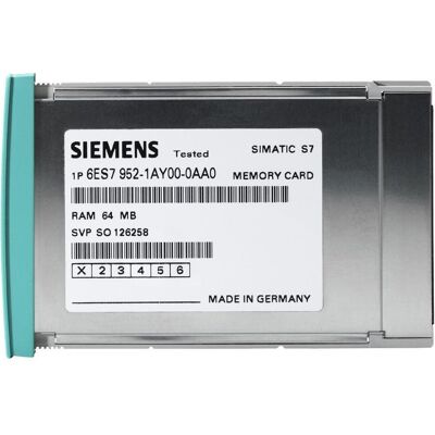 Carte mémoire Siemens 6ES7952-0KF00-0AA0 - Mémoire PLC - Publicité Carte mémoire Siemens 6ES7952-0KF00-0AA0 - Mémoire PLC - Publicité