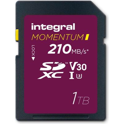 Integral Momentum SDXC 128GB - Carte Mémoire Rapide - Publicité Integral Momentum SDXC 128GB - Carte Mémoire Rapide - Publicité