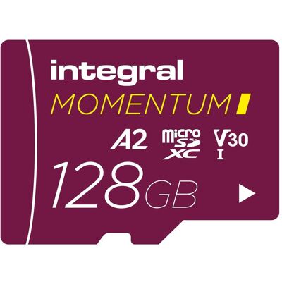 Integral Momentum 512 GB MicroSD - UHS-I U3 V30 - Publicité Integral Momentum 512 GB MicroSD - UHS-I U3 V30 - Publicité