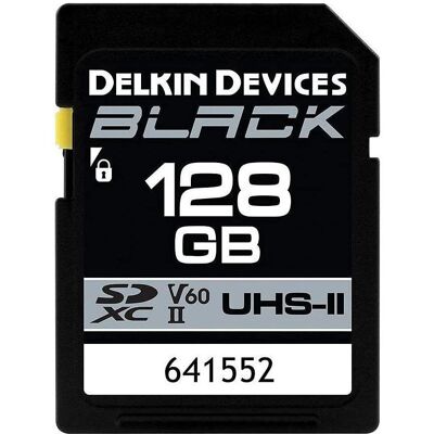 Delkin BLACK UHS-II SDXC 512GB R:300MB/s W:250MB/s (512 Go, SDXC, U3, UHS-II), Carte mémoire, Noir - Publicité Delkin BLACK UHS-II SDXC 512GB R:300MB/s W:250MB/s (512 Go, SDXC, U3, UHS-II), Carte mémoire, Noir - Publicité