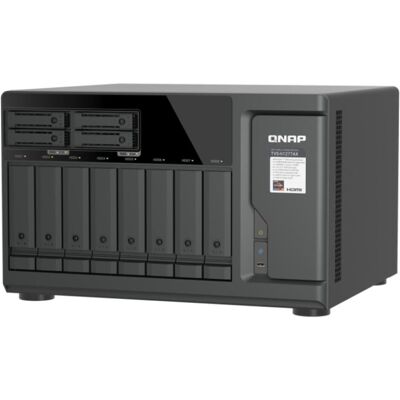QNAP TVS-H1277AX-R5-16G Ryzen 5 Pro 7645 12-Bay NAS 16GB UDIMM DDR5 non-ECC 2x2.5 GbE + 2x10GBASE-T, NAS, Noir - Publicité QNAP TVS-H1277AX-R5-16G Ryzen 5 Pro 7645 12-Bay NAS 16GB UDIMM DDR5 non-ECC 2x2.5 GbE + 2x10GBASE-T, NAS, Noir - Publicité