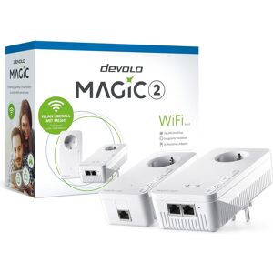 Devolo Kit de démarrage Magic 2 WiFi next (2400 Mbit/s), CPL, Blanc - Publicité Devolo Kit de démarrage Magic 2 WiFi next (2400 Mbit/s), CPL, Blanc - Publicité