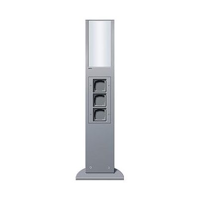 Gira 134926 Colonne d'énergie en aluminium avec lumière - Publicité Gira 134926 Colonne d'énergie en aluminium avec lumière - Publicité