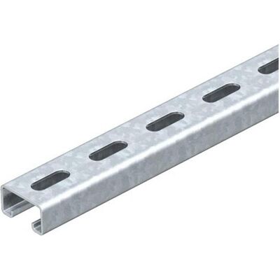 OBO Bettermann OBO MS4121P0800FT Rail Profilé - Profil en C, Acier, Noir - Publicité OBO Bettermann OBO MS4121P0800FT Rail Profilé - Profil en C, Acier, Noir - Publicité