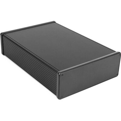 Hammond Boîtier extrudé, 280 x 191 x 66 (Boîtier), Accessoires électroniques + boîtier, Noir - Publicité Hammond Boîtier extrudé, 280 x 191 x 66 (Boîtier), Accessoires électroniques + boîtier, Noir - Publicité