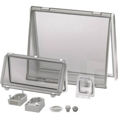 Fibox Couvercle de boîtier rabattable (L x l) 331 mm x 277 mm Polycarbonate L 43 II 1 pc., Accessoires électroniques + boîtier - Publicité Fibox Couvercle de boîtier rabattable (L x l) 331 mm x 277 mm Polycarbonate L 43 II 1 pc., Accessoires électroniques + boîtier - Publicité