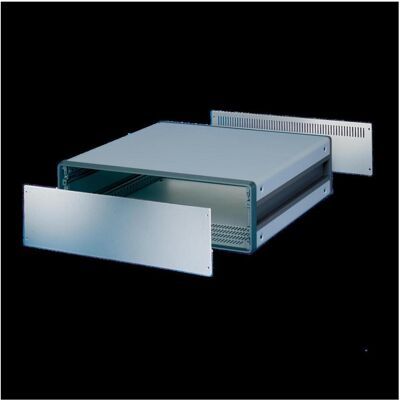 Schroff 30823-257 - Panneau Avant - 3U, 42 TE, Aluminium - Publicité Schroff 30823-257 - Panneau Avant - 3U, 42 TE, Aluminium - Publicité