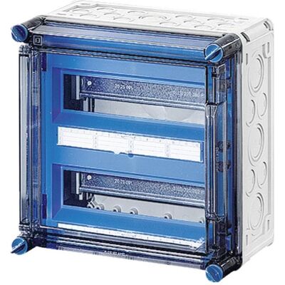 Hensel HEN MI1226 Boîtier pour automate 24TE sans borne PE et N (Boîtier), Accessoires électroniques + boîtier, Gris - Publicité Hensel HEN MI1226 Boîtier pour automate 24TE sans borne PE et N (Boîtier), Accessoires électroniques + boîtier, Gris - Publicité