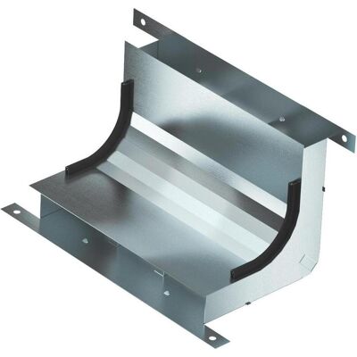 OBO Bettermann Coude Vertical - 3 Voies Acier - 250 mm - EÜK-2 - Publicité OBO Bettermann Coude Vertical - 3 Voies Acier - 250 mm - EÜK-2 - Publicité