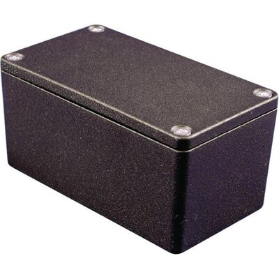 Hammond 1550Z115BK Boîtier universel 148 x 108 75 Aluminium (Boîtier), Accessoires électroniques + boîtier, Noir - Publicité Hammond 1550Z115BK Boîtier universel 148 x 108 75 Aluminium (Boîtier), Accessoires électroniques + boîtier, Noir - Publicité