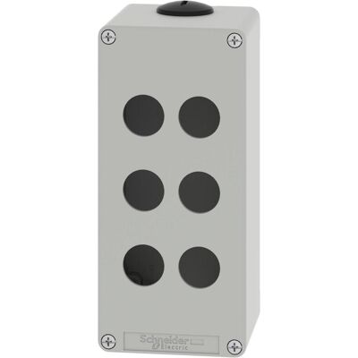 Boîtier en métal Schneider Electric XAPD3506 - 6x22mm, IP65, Gris - Publicité Boîtier en métal Schneider Electric XAPD3506 - 6x22mm, IP65, Gris - Publicité