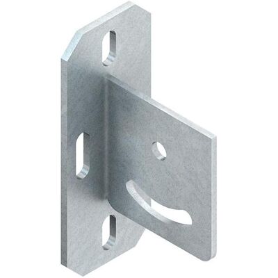 Niedax NIE KUGH50 Plaque de tête à visser pour profil U 50 réglable horizontalement, Accessoires électroniques + boîtier - Publicité Niedax NIE KUGH50 Plaque de tête à visser pour profil U 50 réglable horizontalement, Accessoires électroniques + boîtier - Publicité