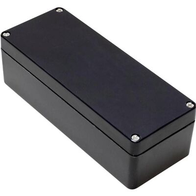 Hammond 1590ZGRP131BK Boîtier universel 190 x 75 55 Polyester Noir 1 pc. (Boîtier), Accessoires électroniques + boîtier, Noir - Publicité Hammond 1590ZGRP131BK Boîtier universel 190 x 75 55 Polyester Noir 1 pc. (Boîtier), Accessoires électroniques + boîtier, Noir - Publicité