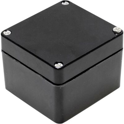 Hammond 1590ZGRP081BK Boîtier universel 80 x 75 55 Polyester Noir 1 pc. (Boîtier), Accessoires électroniques + boîtier, Noir - Publicité Hammond 1590ZGRP081BK Boîtier universel 80 x 75 55 Polyester Noir 1 pc. (Boîtier), Accessoires électroniques + boîtier, Noir - Publicité