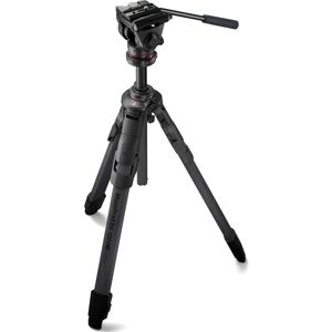 Manfrotto One CF w/500X Tête fluide (Carbone), Trépied, Noir - Publicité Manfrotto One CF w/500X Tête fluide (Carbone), Trépied, Noir - Publicité