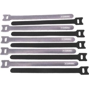 Caruba, Collier de serrage, Fast Fixer S Pro 1 noir (10 pièces) (Serre-câbles velcro, 200 mm, 10 pcs) - Publicité Caruba, Collier de serrage, Fast Fixer S Pro 1 noir (10 pièces) (Serre-câbles velcro, 200 mm, 10 pcs) - Publicité