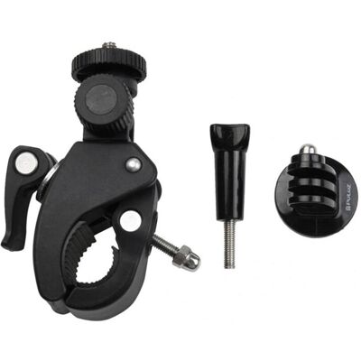 Puluz Support de guidon pour caméras d'action avec filetage pour trépied (noir), Caméra d'action : accessoires, Noir - Publicité Puluz Support de guidon pour caméras d'action avec filetage pour trépied (noir), Caméra d'action : accessoires, Noir - Publicité