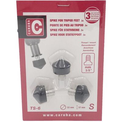 Caruba 3/8" Statief Voetje Rubber / 22mm (3 stuks) (Pièces de rechange pour trépied), Trépied : accessoires, Blanc - Publicité Caruba 3/8" Statief Voetje Rubber / 22mm (3 stuks) (Pièces de rechange pour trépied), Trépied : accessoires, Blanc - Publicité
