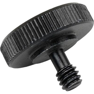 Caruba Adaptateur 1/4 "M 1/4 "F avec poignée métallique noir (Adaptateur de trépied), Trépied : accessoires, Noir - Publicité Caruba Adaptateur 1/4 "M 1/4 "F avec poignée métallique noir (Adaptateur de trépied), Trépied : accessoires, Noir - Publicité