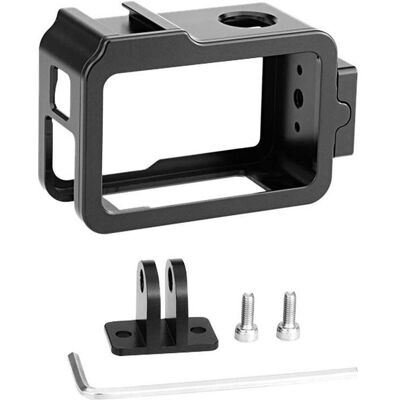 Puluz Cage métallique avec griffe à froid pour DJI Osmo Action 4/3, Caméra d'action : accessoires, Noir - Publicité Puluz Cage métallique avec griffe à froid pour DJI Osmo Action 4/3, Caméra d'action : accessoires, Noir - Publicité